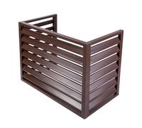 Air Conditioner Outer Cover, Black Dust-Proof Waterproof Ac Cover , Durable Aluminum Alloy Air Conditioner Outer Cover - Solid Structure, Extends Service Life, Maintains Ac Function ( Color : C2 , Siz