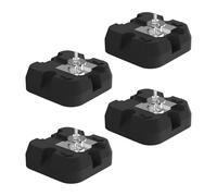 Air Conditioner Pads, Heavy-Duty Base Mat Set, Anti-Vibration Shock Absorbing Support, Durable Ductless AC Stand for Outdoor Ground Floor Installation and Noise Reduction Stability