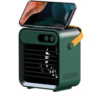 Air Conditioner Portable Portable Air Cooling Fan 3 Speed Mini Evaporative Air Cooler USB Personal Desk Fan Air Conditioner Fan With Phone Holder Vanity Mirror For Glass Ornaments Sets For Christmas T