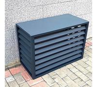 Air Conditioner Privacy Fence Decorative Screen,Aluminum AC Covers For Outside Units,Condensing Unit Protective Cover,Protective Grilles For Heat Pumps,Hide Air Con,Plant Display Rack Storage Shelf (