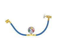 Air Conditioner Refrigerant Fill Hose R134A with Gauge for Car (1/2 Thread for America and Europe)