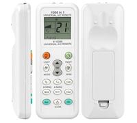 Air Conditioner Remote Control Universal 1000 in 1 A/C Controller Replacement with LED Display for LG Gree Midea Samsung Toshiba Haier Sharp Bosch Panasonic Daikin Hitachi and More