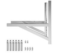 Air Conditioner Support Bracket, Adjustable Mini Split Wall Mount, Stainless Steel Material, Heavy Duty AC Stand Bracket for Outside Ductless Mini Split(50x50x33cm/20x20x13in)