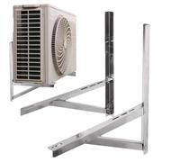 Air Conditioner Support Bracket, Foldable Stainless Steel Wall Mount, 22.44 x 1.89 Inches Heavy Duty Outside Frame, Global Ductless Split Holder, Ideal for Heater, Window AC, Exterior Use