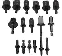 Air Conditioner Tube Expander Durable Construction Precise Engineering Fit Reliable Replacement Part Carbon Steel Pipe Swaging Tool Wear Black Tube Expanding Tool with Multiple Sizes for AC Refrige...