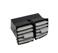 air conditioner vent Compatible With BENZ For ML W164 2005-2011 For GL W164 2006-2011 Car Rear Fresh Air Conditioning AC Vent Grille Complete Assembly(Gray)