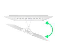 Air Conditioner Vent Deflector, Air Conditioner Outlet Grid Wind Baffle | Air Conditioner Outlet Grid Wind Baffle | Integrated Molding Air Outlet Supplies for Study Room, Living Room, Bedroom