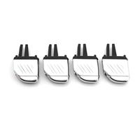 Air Conditioner Vent For Range For Rover For Classic L321 1994-2001 Air Conditioner AC Vent Grille Tab Outlet Slider Clip Repair Kit Ac Front Grille(Front 4 PC Set)