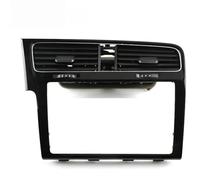 Air Conditioner Vent Outlet Compatible With VW Golf 7 MK7 7.5 MK7.5 LHD Center Console Air Vent Panel Decor Radio Trim(9.2inch pian black)