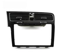 Air Conditioner Vent Outlet Compatible With VW Golf 7 MK7 7.5 MK7.5 LHD Center Console Air Vent Panel Decor Radio Trim(8inch pian black)