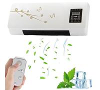 Air Conditioner Wall Mounted with Remote,Portable Conditioner,Natural Wind,Multifunctional Wall Ventilation For Home, Bedroom, Office(A)