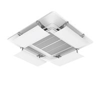 Air Conditioner Wind Deflector Baffle for Ceiling Central Air Conditioning, Anti Direct Blowing Air Conditioner Shield, Air Vent Deflector Adjustable Wind Direction Windshield, Air Guide Cover
