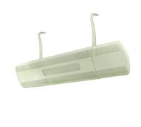 Air Conditioner Wind Deflector Baffle for Wall Mounted Units Adjustable Length Windbreak Dust Cover to Prevent Direct Air Blowing and Improve Indoor Comfort (green)