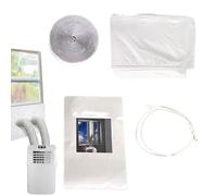 Air Conditioner Window Seal | Hot Air Blocker And Guard Anti Exchange Air Exchange, Waterproof Energy Saving No Drilling For Home Basement Outdoor Winter