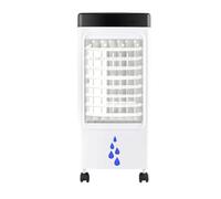 Air Conditioner with Wheels Quiet Cooling Fan Humidifier Air Cooler Evaporative 2 Ice Crystals 6L Water Tank 3 Wind Speeds for Bedroom Dorm Home Kitchen Office