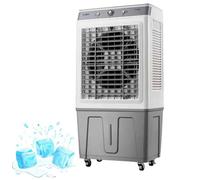 Air Conditioner Without Hose, with 3 Speeds,35L Water Tank,3-in-1 Air Coole 7.5H Timer and 120° Oscillation Desktop Air Con Suitable for Home and Office