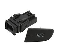 Air Conditioning AC Switch Push Button, Replacement for Citroen C1 2005-2014, Mk1, OE 6554KX, ABS Material, Black Color, Fitment for Applicable