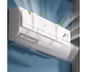 Air Conditioning Baffle, Universal Retractable Air Conditioner Wind Deflector, Transparent Air Conditioning Ventilation Deflector, Wind Prevent the Air From Blowing Straight Simple Installation