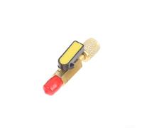 Air Conditioning Ball Valve Adapter 1/4 Inch Manual Shut Off Valve with Easy Flow Control (BV-A01 yellow)