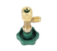 Air Conditioning Can Tap Valve Opener, 1/4 SAE Brass Connector for R410A R22 R134A, Tool