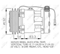 NRF 32130 Air conditioning compressor