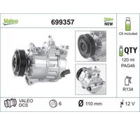 Valeo Air Conditioning Compressor 699357