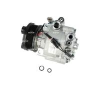 Air Con Compressor fits VAUXHALL ADAM 1.4 14 to 19 B14NEH AC Conditioning NRF