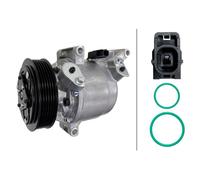 Air Conditioning Compressor Fits Mazda CX-3 2 Hatchback HELLA 8FK 366 202-221