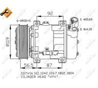 NRF 32270 Air conditioning compressor