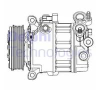 DELPHI CS20512 Air conditioning compressor
