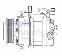 Genuine Delphi Front / Rear A/C Air Con Compressor - CS20522
