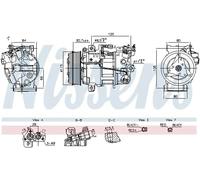 NISSENS 891042 Air conditioning compressor