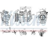 NISSENS 890944 Air conditioning compressor