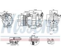 NISSENS 891016 Air conditioning compressor