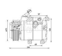 MAHLE ACP 1467 000P Air conditioning compressor