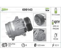 VALEO 699143 Air conditioning compressor