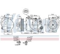 NISSENS 890423 Air conditioning compressor