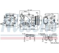 NISSENS 89365 Air conditioning compressor