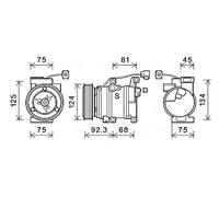 PRASCO MZAK219 Air conditioning compressor