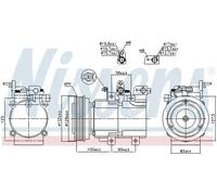 NISSENS 89238 Air conditioning compressor