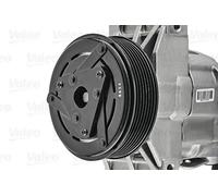 Air conditioning compressor R 134a PAG 125 813177 VALEO for DACIA RENAULT LADA
