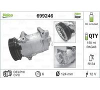VALEO 699246 Compressor, air conditioning for NISSAN,RENAULT