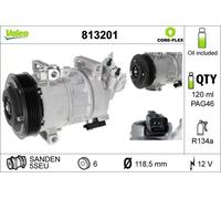Air conditioning compressor R 134a PAG 46 813201 VALEO for CITROËN PEUGEOT DS