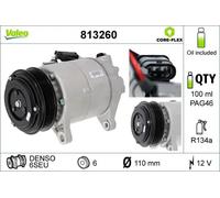 Air conditioning compressor R 134a PAG 46 813260 VALEO for BMW MINI
