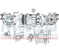 NISSENS 890226 Air conditioning compressor