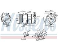 NISSENS 890339 Air conditioning compressor