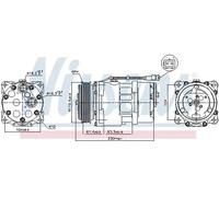 NISSENS 89055 Air conditioning compressor