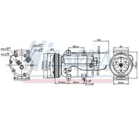 NISSENS 89101 Air conditioning compressor