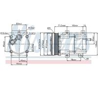 NISSENS 89205 Air conditioning compressor
