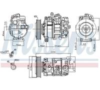 NISSENS 89209 Air conditioning compressor